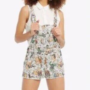 Marvel Her Universe Juniors Avengers Comic Jean Overall Romper in Sz Medium